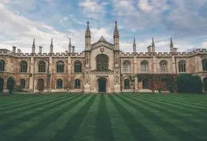 a front image of public ivy league school