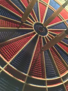 Dartboard Arrows Hit Target Game