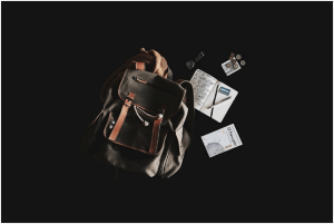 Bag with books