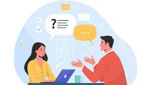 Discussion between two people