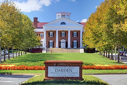 The Darden School of Business Front