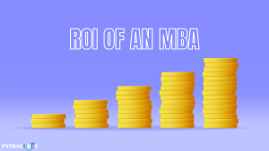 Coins stacked to show ROI for MBA