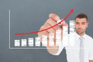 Graph showcasing post-degree salary increments