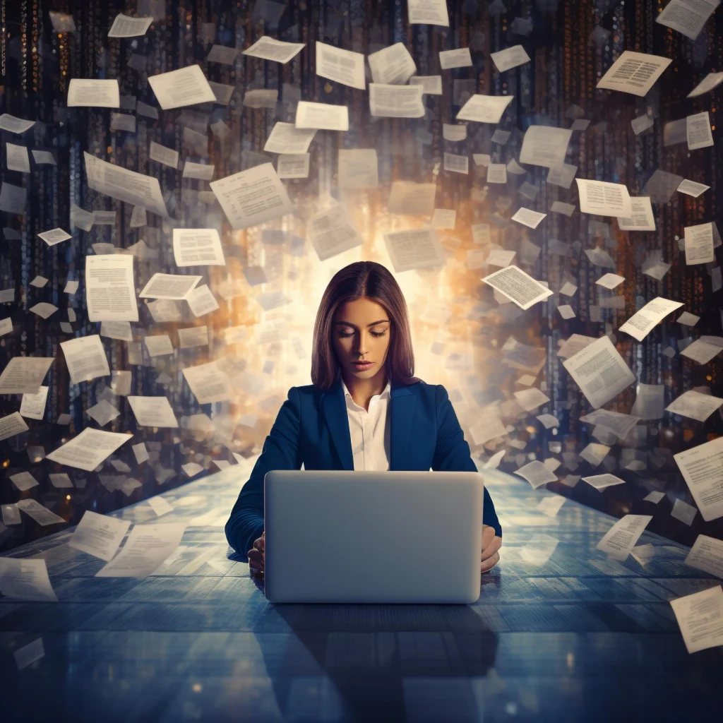 Applicant writing INSEAD motivational essays with brainstorming notes