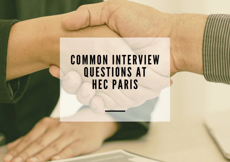 A successful HEC Paris MBA interview preparation.