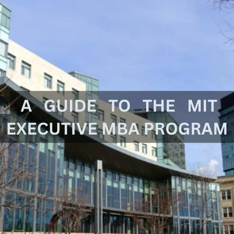 Transform Your Leadership with the MIT Sloan Executive MBA Program