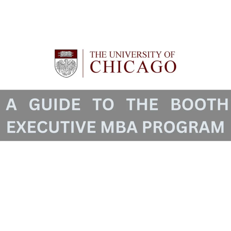 Executive MBA program at Chicago Booth