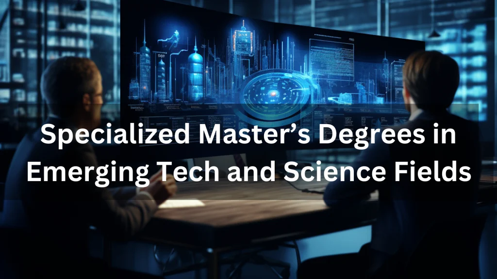 Graduate students engaging in advanced research in a state-of-the-art tech lab.