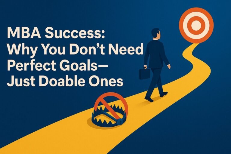MBA Success Why You Don’t Need Perfect Goals—Just Doable Ones