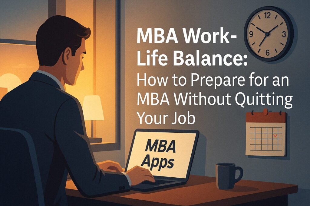 MBA Work-Life Balance How to Prepare for an MBA Without Quitting Your Job