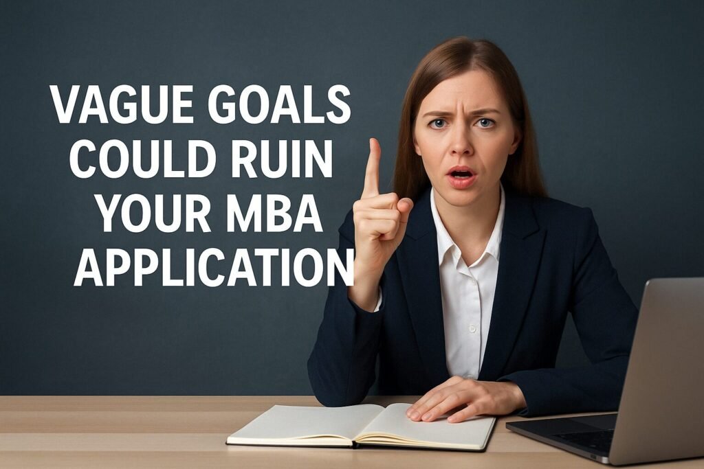 Why Vague MBA Goals Could Derail Your Application