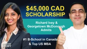 From Compliance to Canada’s #1 MBA Pranitha’s Journey to Richard Ivey & Georgetown with CAD 45K Scholarship