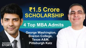 From Diverse Background to ₹1.5 Crores in MBA Scholarships Rahul Mathur’s Success Story