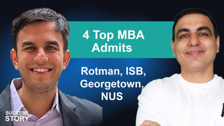 From Microfinance to Four Top MBA Admits Devesh’s Transformational Blueprint