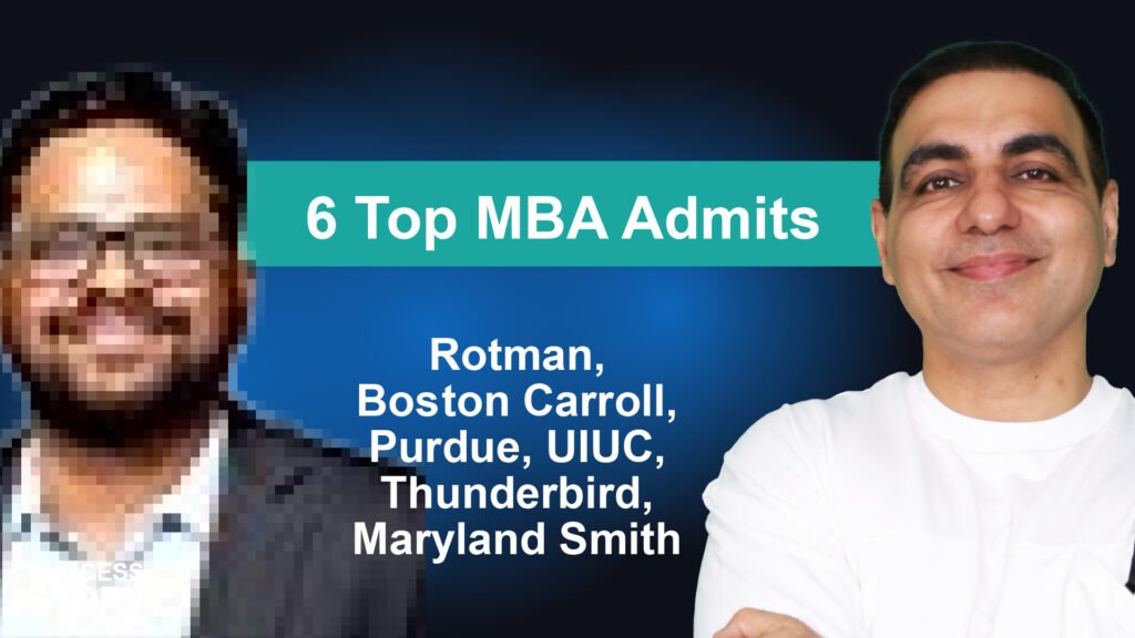 Sunil Viswanathan The 666 MBA Star - 6 Applications, 6 Interview Invites, 6 Admits