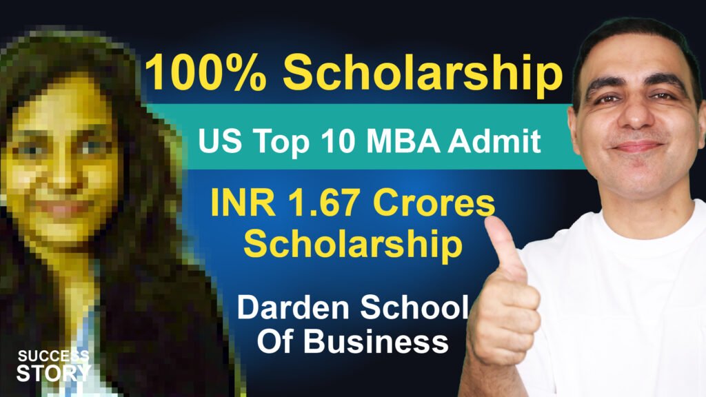 Vipasha’s Journey to Darden A Top 10 U.S. MBA Program with ₹1.67 Crores in Scholarship