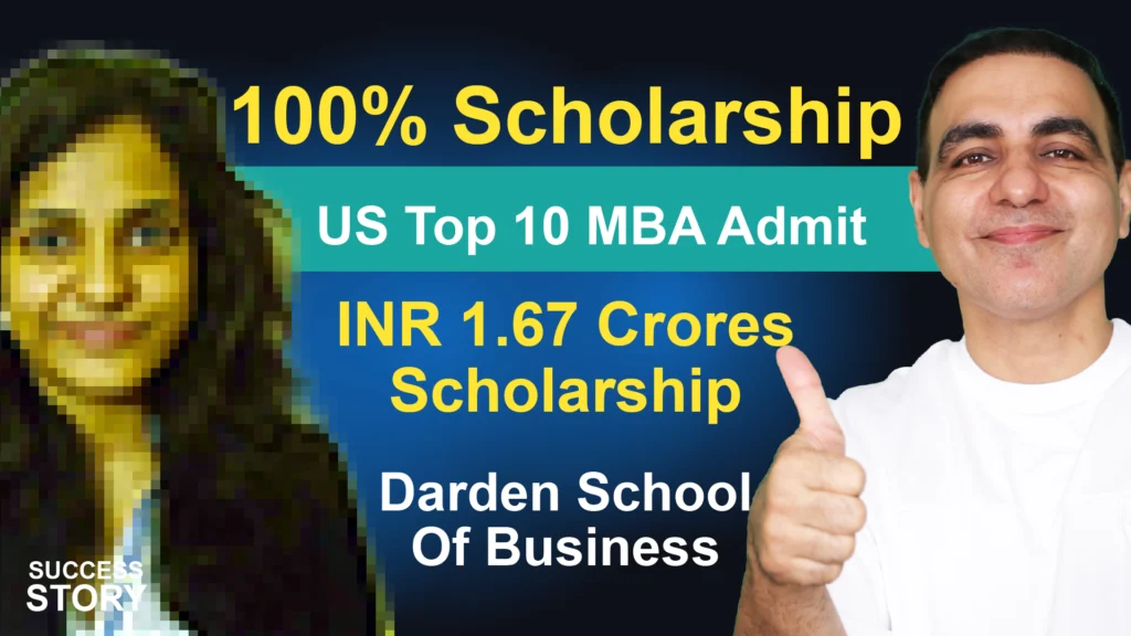 Vipasha’s Journey to Darden A Top 10 U.S. MBA Program with ₹1.67 Crores in Scholarship