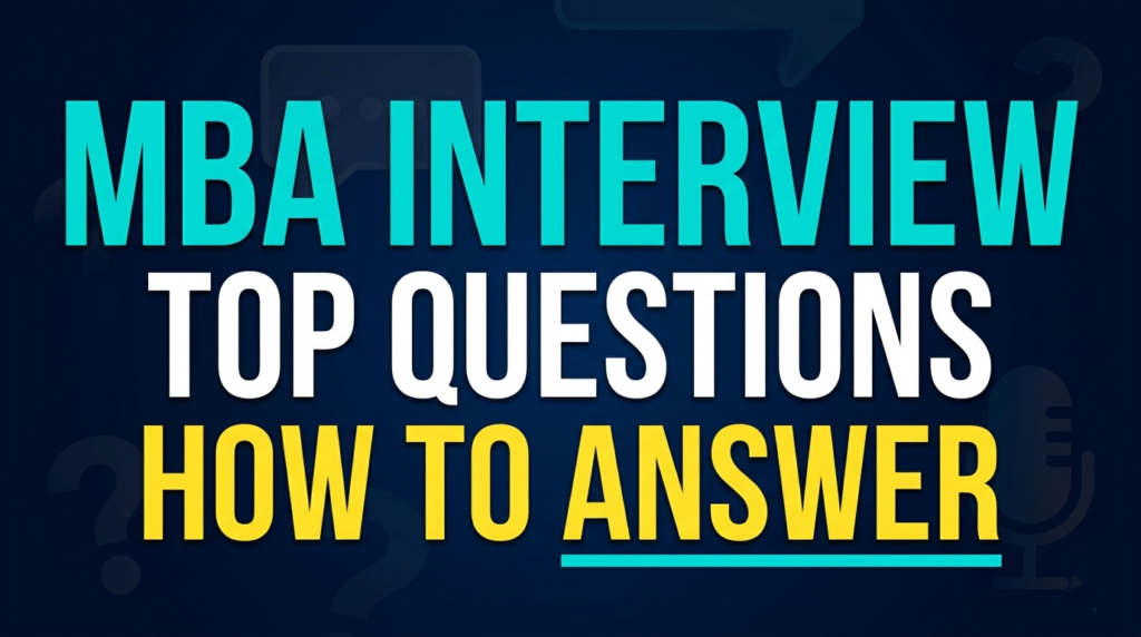 MBA Interview Questions_ What Schools Ask